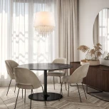 Подвесной светильник Escada CHARM 652/5S White (220V, хрусталь, подвески, на проводе)