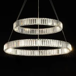 Подвесной светильник Citilux Чезаре CL338281 (регулировка яркости, LED, 220V, хрусталь, на проводе, кольцо)