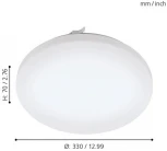 Потолочный светильник круглый Eglo Frania 97884 (LED, 220V)
