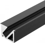 Профиль SL-BEVEL-H10-F14-2000 ANOD BLACK (Arlight, Алюминий) 044084