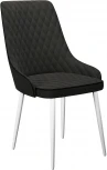 Стул 305 микровелюр K21 черный/ ножки белые Dikline 00-00062651