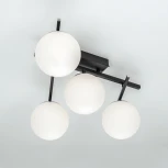 Потолочная светодиодная люстра на штанге с пультом управления Citilux Dorsy CL223142 (плафоны шарики) (регулировка яркости, 220V, шарики)