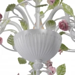 Подвесная люстра V1796-0/5 Vitaluce (220V, на цепи, свеча, цветы)