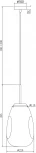 Подвесной светильник Maytoni Mabell P013PL-01G