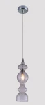 Подвесной светильник Crystal Lux Iris SP1 A SMOKE (220V, на проводе, круглые)