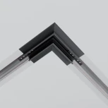 Коннектор угловой Exility для встраиваемого магнитного шинопровода Maytoni Accessories for tracks Exility TRAM034CL-42B