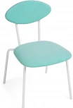 Стул Woodville на металлокаркасе Мареон катания лагун / белый матовый 510616