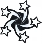 Потолочная люстра Natali Kovaltseva INNOVATION STYLE 83018 BLACK