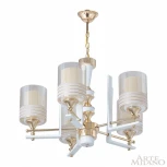 Подвесная люстра Arte Milano Florentia-6087 306087/5 Wh/Gd (220V, на цепи)