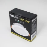Встраиваемый точечный светильник Citilux Кинто CLD5106N (LED, 220V, круглые)