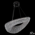 Подвесная люстра светодиодная APL LED Sicilia SH509.0.70.M.Ni.4000 (220V, хрусталь, на тросе)