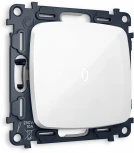 Выключатель одноклавишный с подсветкой (белый глянец) Ambrella Volt QUANT MO102015