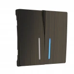 Набор клавиш для выключателя двухклавишного с подсветкой (бронзовый) Werkel W1129112 (a051067)