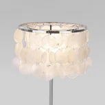 Настольная лампа Eurosvet Sandra 208101 хром/перламутр (220V, выключатель)