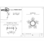 Потолочная люстра Wedo Light Dominica 75306.01.09.05