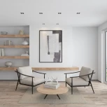 Встраиваемый точечный светильник Denkirs DK3021-BK (220V)