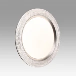 Настенно-потолочный светильник Sonex Vendy 7782/DL пластик/белый/серебро LED 48Вт пульт ДУ (регулировка яркости, 220V, круглые, IP43)