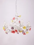 Подвесная люстра Fiori di rose 185.8 Lucia Tucci (220V, на цепи, подсвечник, свеча, цветы, ветки, розы)