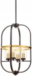 Подвесная люстра Lumina Deco LDP 1141-4 BK+MD