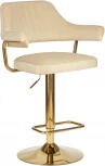 Стул барный DOBRIN CHARLY GOLD (бежевый велюр (MJ9-10)) 5019_Golden-LM 5019_Golden-LM, цвет сиденья бежевый (MJ9-10), основания золото