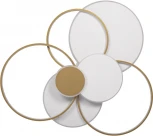 Потолочная люстра на штанге Megan 10163 White (LED, 220V, круглые, кольцо)