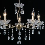 Подвесная люстра ILLUMICO IL0265-5PSQ-24 AB CASTOR (220V, на цепи, подсвечник, свеча)