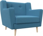 Кресло Брайтон (Голубой/Рогожка) Лига Диванов арт.125629