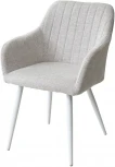Стул M-City BRANDY WZ2042-19 галечный серый/ белый каркас