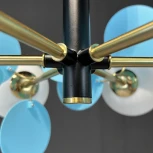 Люстра на штанге Matisse Blue D55 ImperiumLoft Matisse-Blue01 (191900-26) (220V, шар)