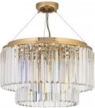 Подвесная люстра Arti Lampadari Enio E 1.5.D50.101 GP (220V, хрусталь, на тросе)