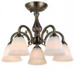 Потолочная люстра на штанге Versailles 1114/5PL E27 60W Bronze (220V)