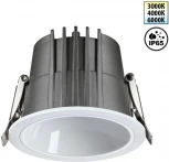 Светильник встраиваемый Novotech Lang 359424 белый с переключателем цв. температуры IP65 LED 10W 220V 3000К\4000К\6000К (круглые)