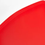 Стул GENIUS (mod 75) бежевый/коричневые ножки (металл/пластик)