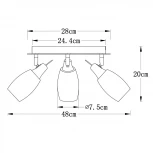 Спот Arte Lamp Volare A4590PL-3SS (220V, круглые)