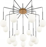 Подвесной светильник Maytoni Branch MOD176PL-16G (220V, на проводе, шарики, паук)