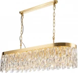 Подвесная люстра большая Indigo Anna V000382 (220V, хрусталь, на цепи)