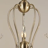 Подвесная люстра Reluce 04462-0.4-05 (220V, подвески, на цепи, подсвечник, свеча)