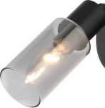 Спот Escada Sector 10172/1A Chrome 1x40Вт E14, металл/стекло, черный/дымчатый (220V)