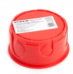 Коробка монтажная для сплошных стен с крышкой Stekker 49003