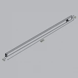 Трековый светильник магнитный 15W 24V Maytoni Basis TR190-1-15W2.7K-B (LED)