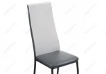 Стул Woodville на металлокаркасе Mirilis белый полимер / серый полимер / темный мусс 454006