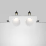 Встраиваемый светильник под гипсокартон Maytoni Gyps Modern DL002-WW-02-W (220V)