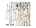 Подвесная люстра каскадная iLamp Triumph 7383/8P NIC (220V, хрусталь, на цепи)