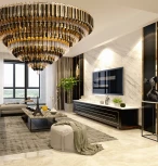 Подвесная большая люстра каскадная Arte Lamp Frizzante 1683/01 LM-16 (220V, на цепи)