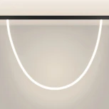 Светильник с гибким неоном магнитный MAG-ORIENT-TUBE-ELASTIC-R25-L2500-35W Warm3000 (BK, 360 deg, 48V) (Arlight, IP20 Металл) 044329