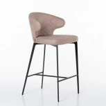 Стул полубарный Richard, замша бежевый Top Concept RICHARD 2000000000527