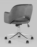 Кресло компьютерное Кларк велюр серый УТ000005058