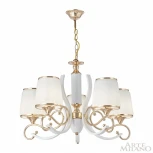 Подвесная люстра Arte Milano Florentia-3857 303857/5 Wh/Gd (220V, на цепи)