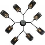 Потолочная люстра на штанге Reluce 01405-3.3-08B BK+CR (220V)