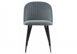 Стул Woodville на металлокаркасе Gabi gray / black 15115